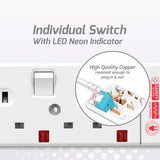 Extension Cord with Built-in Surge Protector