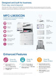 Brother MFC-L9630CDN Colour Laser Multi-Function Printer with NFC Card Reader