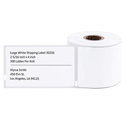 100 Rolls DYMO LabelWriter 30256 Shipping Labels – 2-5/16 X 4 Inch, Direct Thermal, For 4XL, 450, Etc.