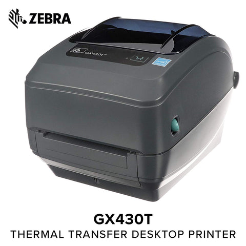 Zebra GX430t 4" Thermal Transfer Desktop Label Printer