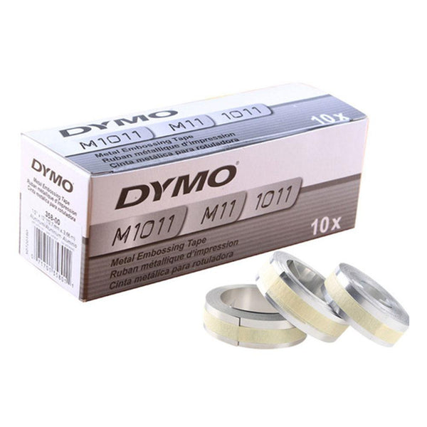 DYMO 31000 Rhino Metal Label Non-Adhesive Tape, 1/2