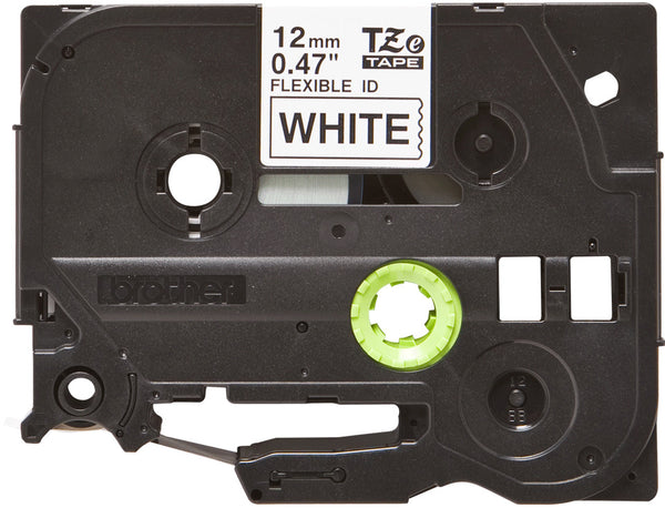 Brother TZe-FX231 Black on White Flexible P-Touch Labelling Tape