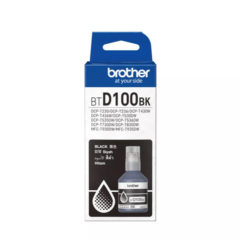 Brother Ink Bottle BTD100BK BTD100C BTD100M BTD100Y Ink Bottle