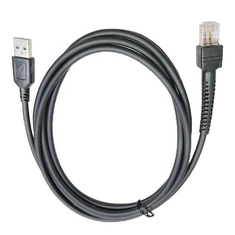 Zebra CBA-U21-S07ZBR 7ft Shielded USB-A Straight Cable (Scanner-to-PC)