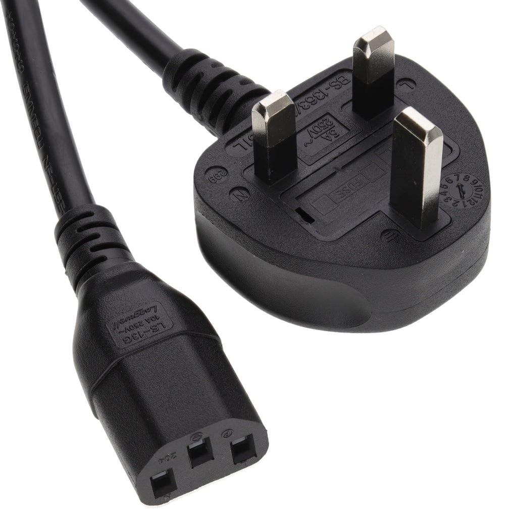 C13 IEC 1.8M Cable UK / SG Power Cord