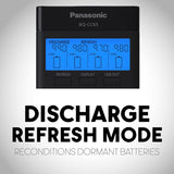 Panasonic Eneloop Pro BQ-CC65 Smart and Quick Charger with LCD Indicator Panel and USB Charging Port