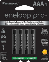 Panasonic Eneloop Pro AAA 980mAh Rechargeable Batteries