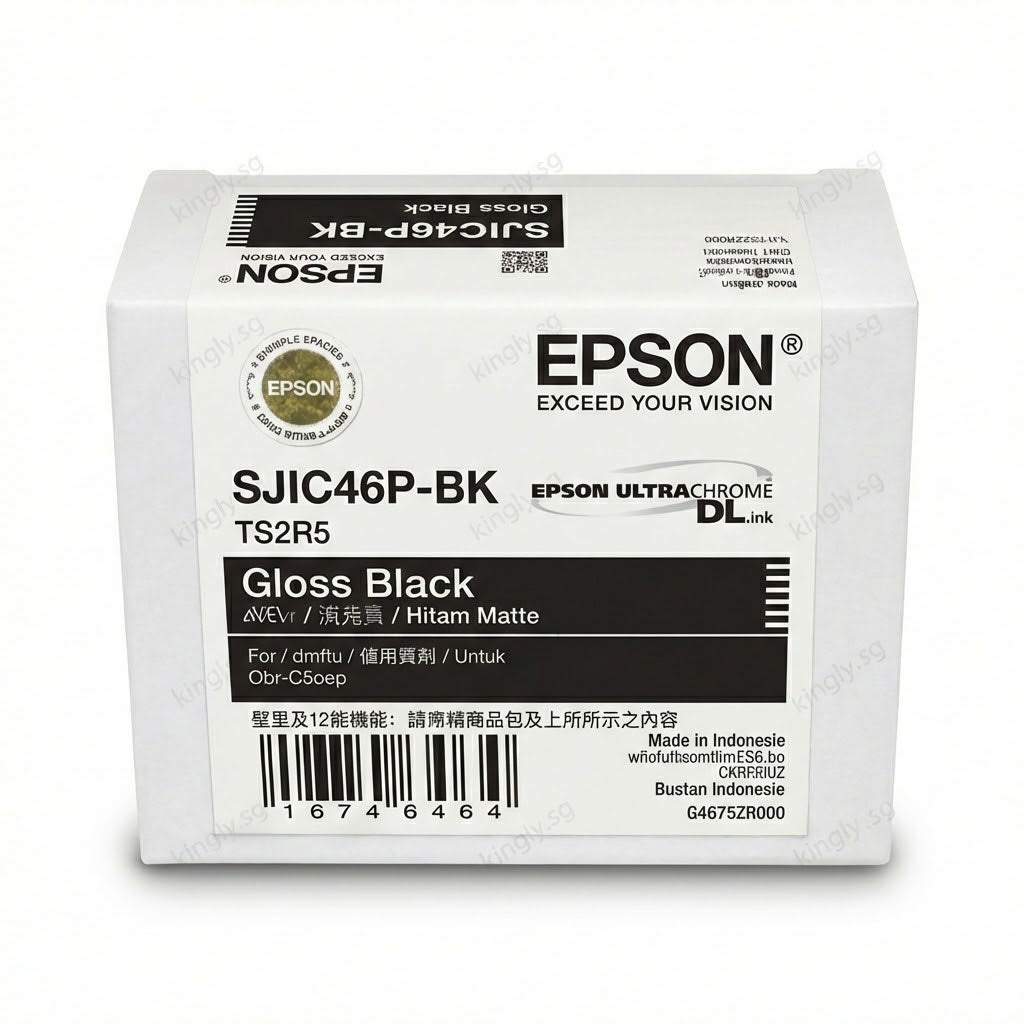 Genuine Epson SJIC46P Ink Cartridges for ColorWorks CW-C4050 Label Printer