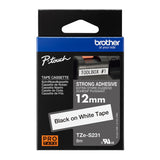Brother Genuine TZe Strong Adhesive Laminated Label Tape