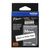 Brother Genuine TZe Strong Adhesive Laminated Label Tape