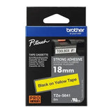 Brother Genuine TZe Strong Adhesive Laminated Label Tape