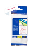 Brother TZe-262 P-Touch Labelling Tape 36mm Red on White