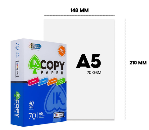 IK Copy Copier A5 Paper 70GSM