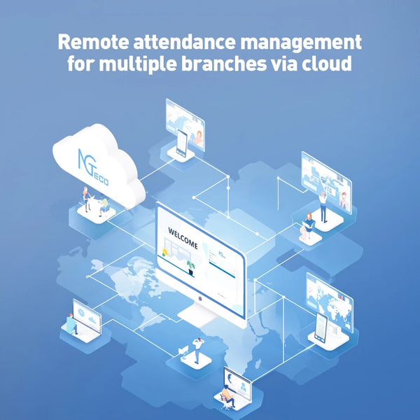 NGTeco TC1 Cloud Based Biometric Facial Time Attendance Machine ...