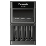 Panasonic Eneloop Pro BQ-CC65 Smart and Quick Charger with LCD Indicator Panel and USB Charging Port