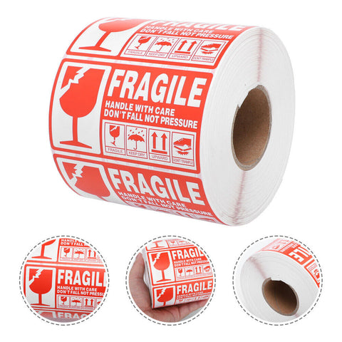 Fragile Label Sticker Roll – Kingly Pte Ltd