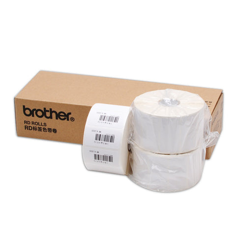 Brother RD-S05C1 51mm x 25mm Die Cut Labels (Black On White)