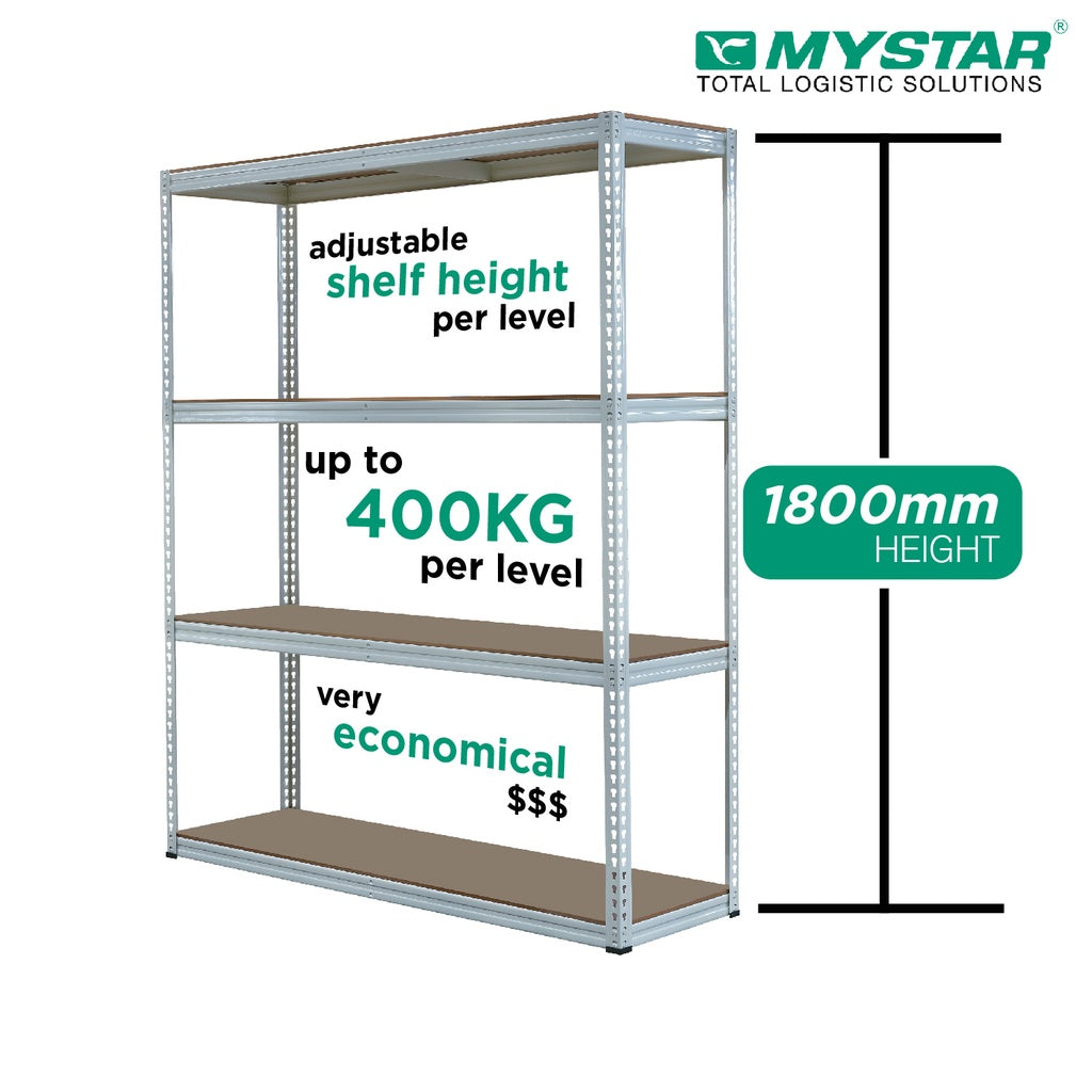 Mystar BS5000 Boltless Shelf Rack Shelving Kit – Kingly Pte Ltd