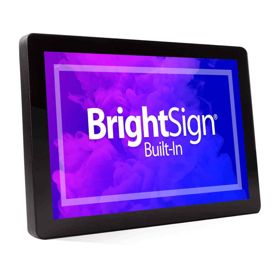 Bluefin BrightSign Built-In 10.1" Touch PoE LCD Display