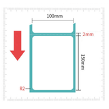 Kingly A6 Direct Thermal AWB Label 100mm x 150mm