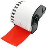 Kingly DK-22205 Coloured Labels 62mm x 30.48m Continuous Length Paper Roll For Brother Label Printer