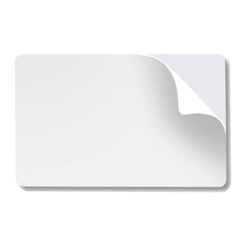 CR8010 Blank Adhesive Backed PVC Cards