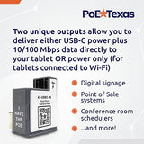 PoE+ (802.3at) to USB-C Power + Data Delivery with 25 Watt Output