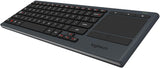 Logitech K830 Illuminated Living-Room Keyboard with Built-in Touchpad