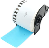 Kingly DK-22205 Coloured Labels 62mm x 30.48m Continuous Length Paper Roll For Brother Label Printer