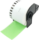 Kingly DK-22205 Coloured Labels 62mm x 30.48m Continuous Length Paper Roll For Brother Label Printer