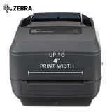 Zebra GK420t 4" Thermal Transfer Desktop Label Printer