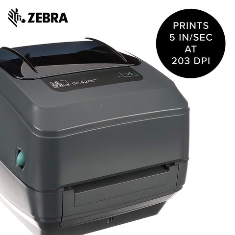 Zebra GK420T Ethernet Thermal Transfer Barcode Shipping Label Printer – Owl  POS