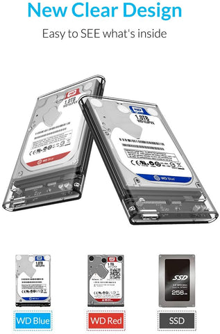 ORICO inch Transparent Hard Drive Enclosure – Kingly Pte Ltd