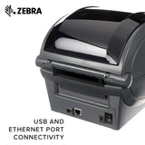 Zebra GK420t 4" Thermal Transfer Desktop Label Printer