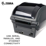 Zebra GX430t 4" Thermal Transfer Desktop Label Printer