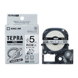 King Jim Tepra Pro Heat Shrink Tubing Label Tape Cartridge