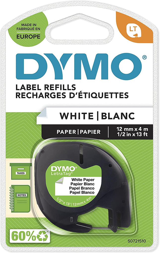 Original Dymo LetraTag Laminated Label Tape