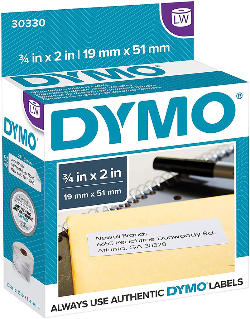 Dymo 30330 Return Address Labels 19mm x 51mm