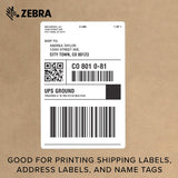 Zebra GX430t 4" Thermal Transfer Desktop Label Printer