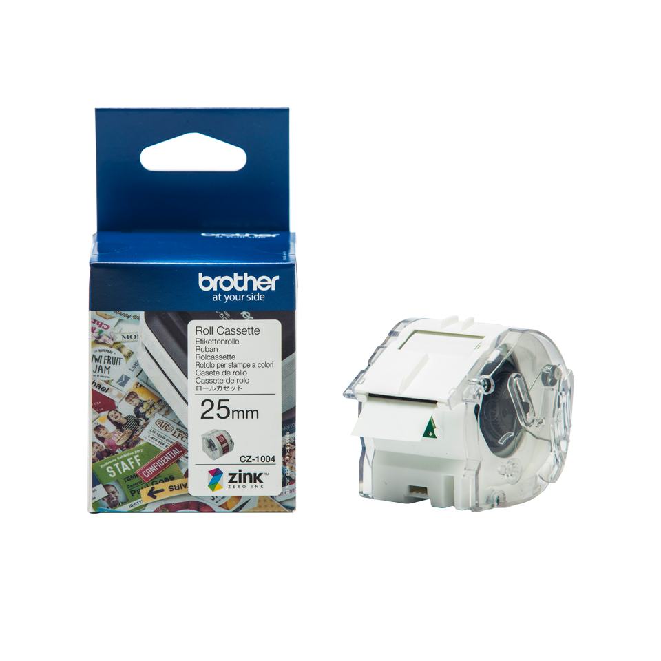 Brother CZ-1004 Full Colour Continuous Label Roll 25mm x 5m