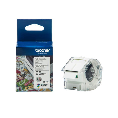 Brother CZ-1004 Full Colour Continuous Label Roll 25mm x 5m