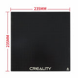 Creality Black Carbon Silicon Crystal Glass Platform Build Hotbed 235x235mm