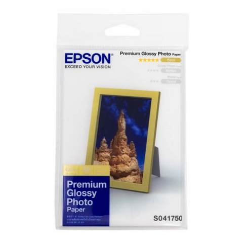 Epson Photo Paper, Premium, Glossy - 100 sheets