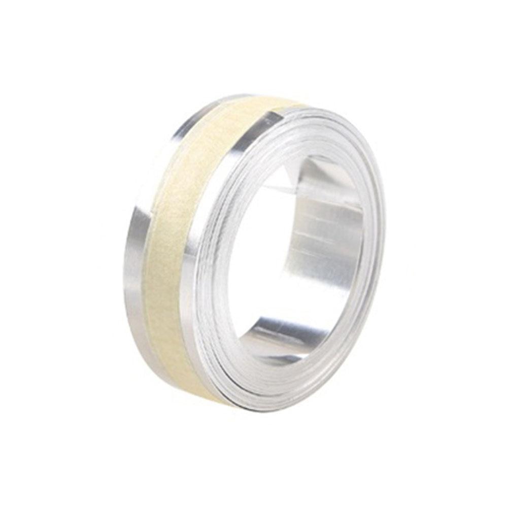 DYMO 31000 Rhino Metal Label Non-Adhesive Tape, 1/2" x 16 ft, Aluminum