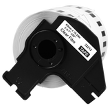Compatible Brother DK-22213 / DK-22113 62mm x 15.24m Continuous Length Film Tape (Black On Clear)