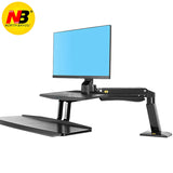 NB40 Height Adjust Computer Sit Stand Workstation 22-32 Inch Monitor Mount Bracket