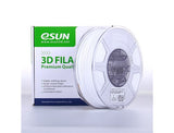 eSUN 3D PETG 1.75MM Solid White 1KG 3D Printer Filament