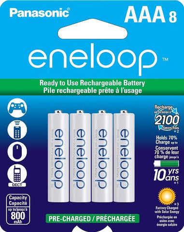 Panasonic Eneloop AAA 800mAh Rechargeable Batteries