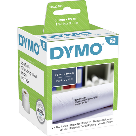 Dymo 99012 Large Address Labels 89mm x 36mm