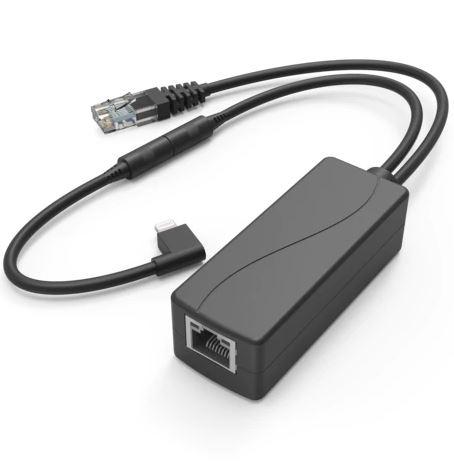 PoE Splitter with Lightning Cable (Encased, Power Only)